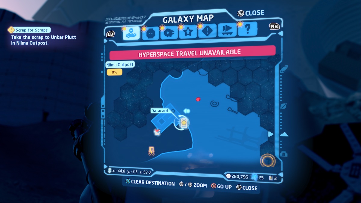 How to get the Datacard in Niima Outpost in Lego Star Wars The