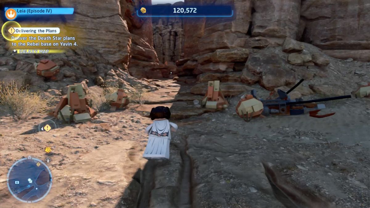Where to find the Datacard in the Jundland Wastes, Tatooine in Lego