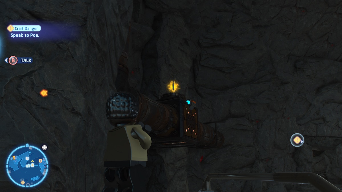 How to get the Datacard in Crait Outpost in Lego Star Wars The