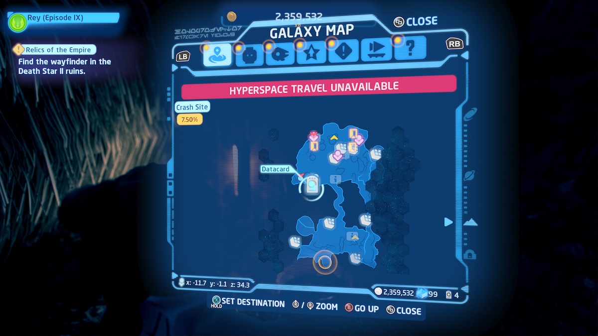 How to get the Datacard at Crash Site on Kef Bir in Lego Star Wars The