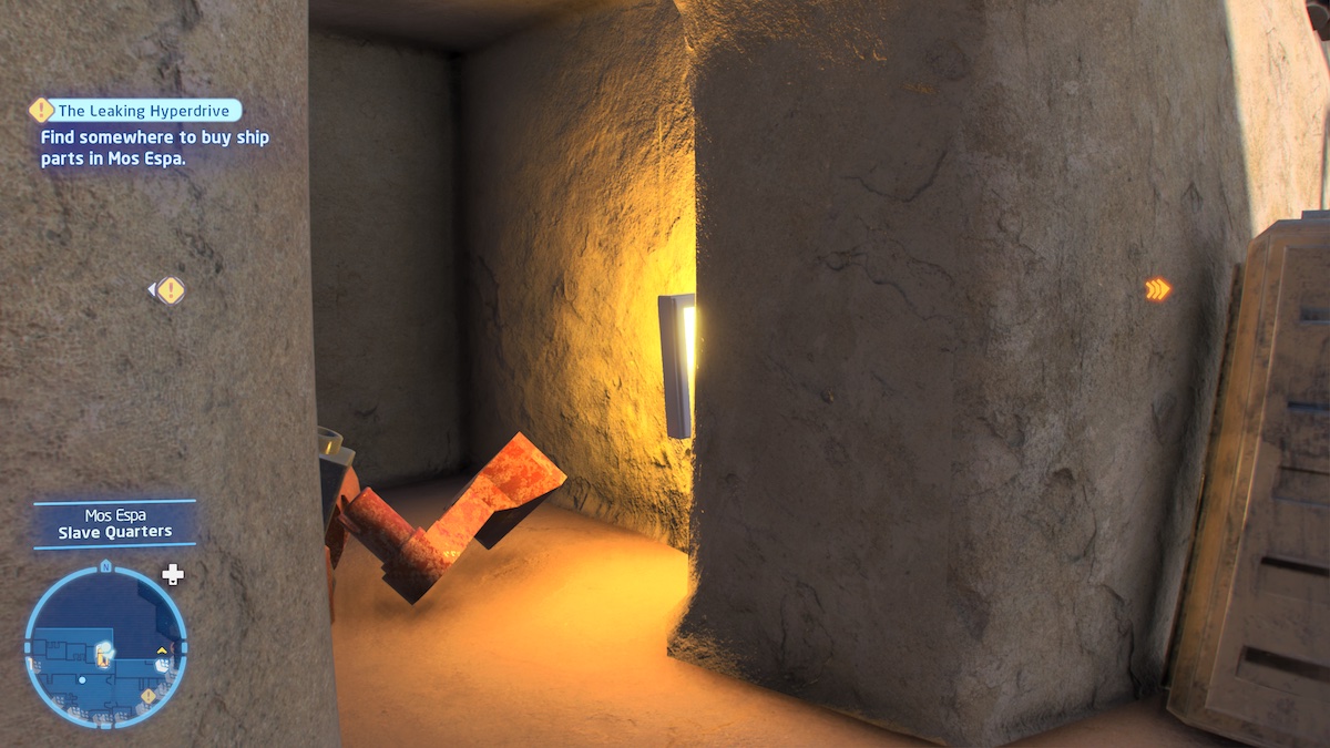 How to get the Datacard in Mos Espa, Tatooine in Lego Star Wars The