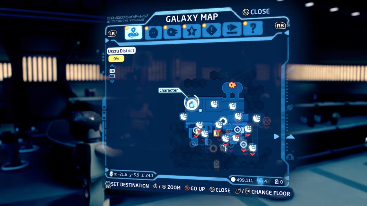 All unlockable characters in Coruscant's Uscru District in Lego Star