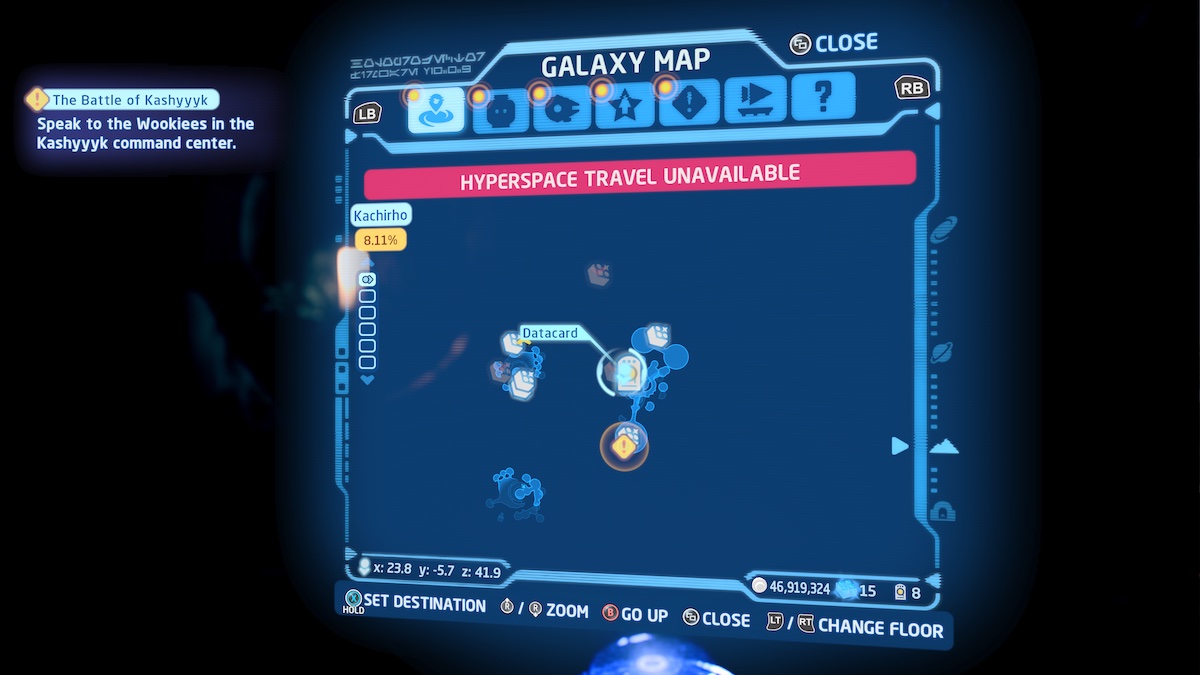 How to get the Datacard in Kachirho on Kashyyyk in Lego Star Wars The