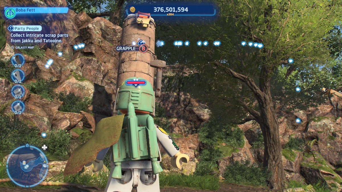 How to get the Datacard in Maz's Castle on Takodana in Lego Star Wars The Skywalker Saga Gamepur