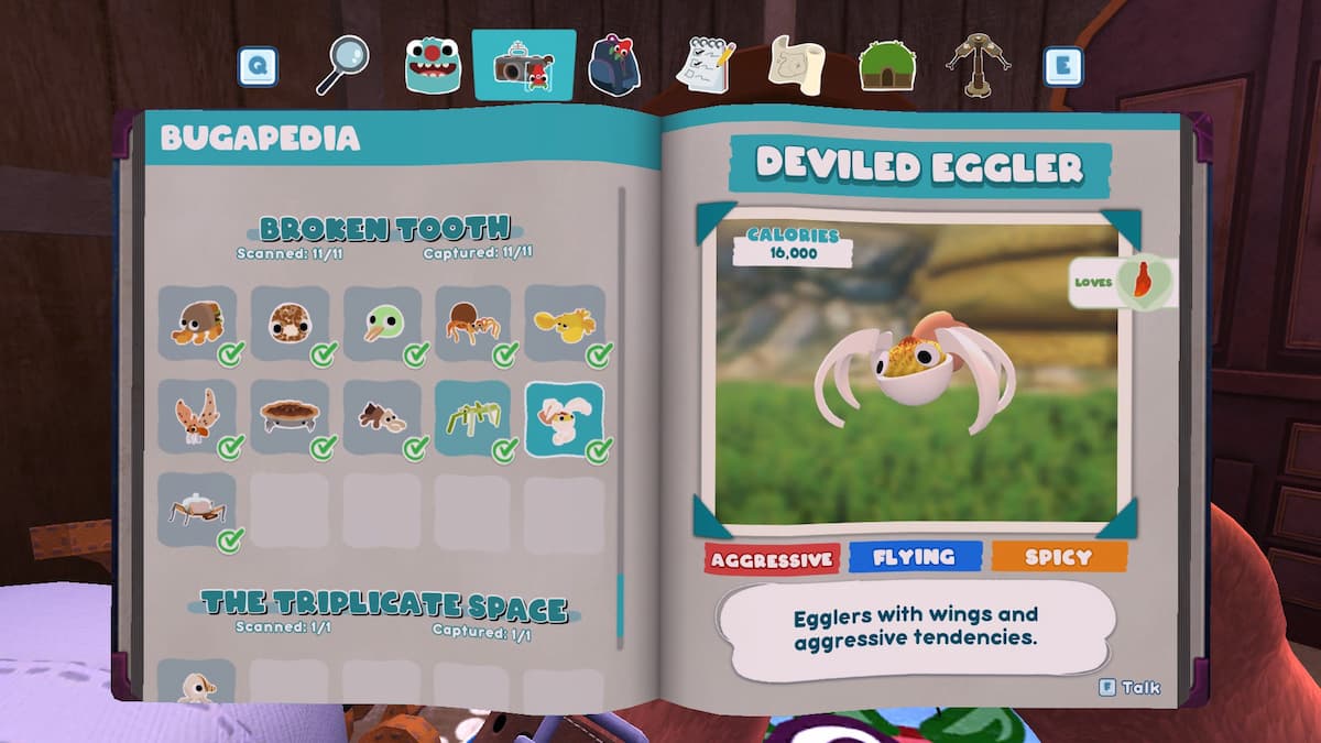 All new Bugsnax varieties in Bugsnax Isle of the Bigsnax DoubleXP