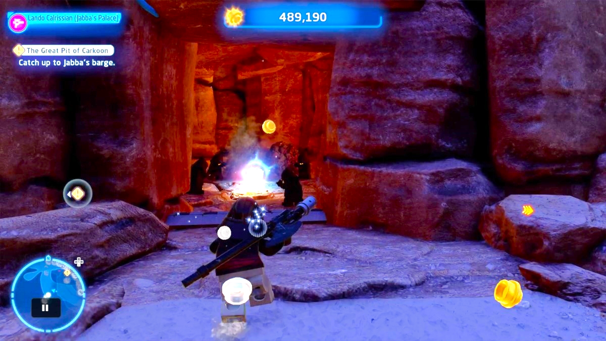How to get the Jundland Wastes Kyber Brick behind bars in Lego Star