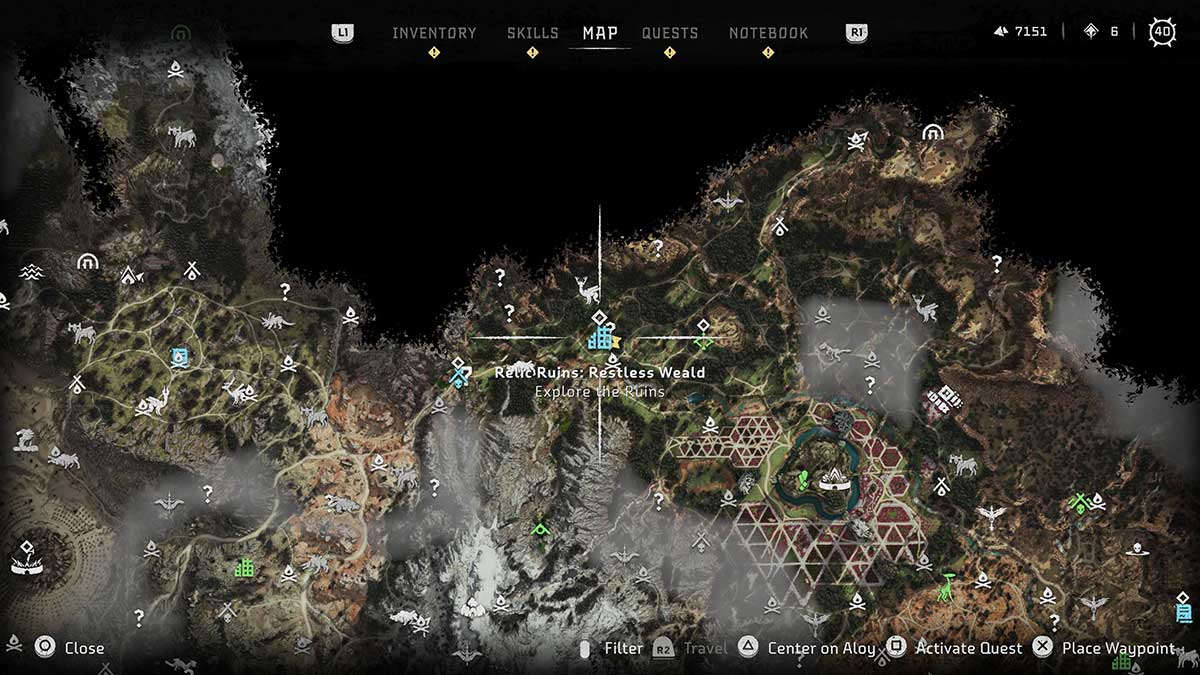 All ornament locations in Horizon Forbidden West Gamepur