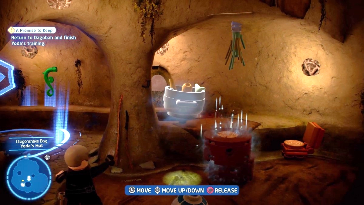 How to get the Kyber Brick in Yoda's Hut in Lego Star Wars Skywalker Saga Gamepur
