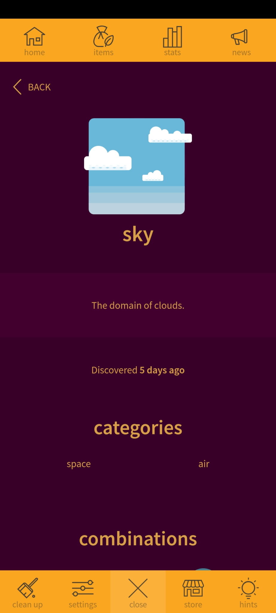 How to make sky in Little Alchemy 2 Gamepur