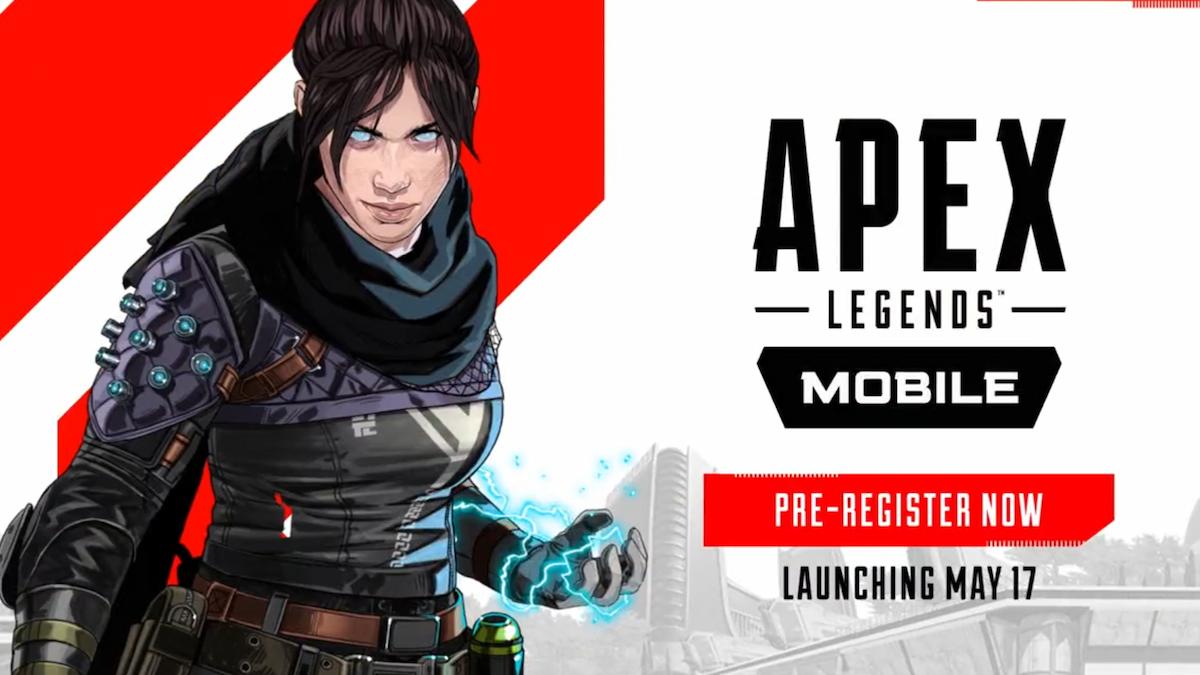 Apex Legends Mobile splash art that says it is launching May 17