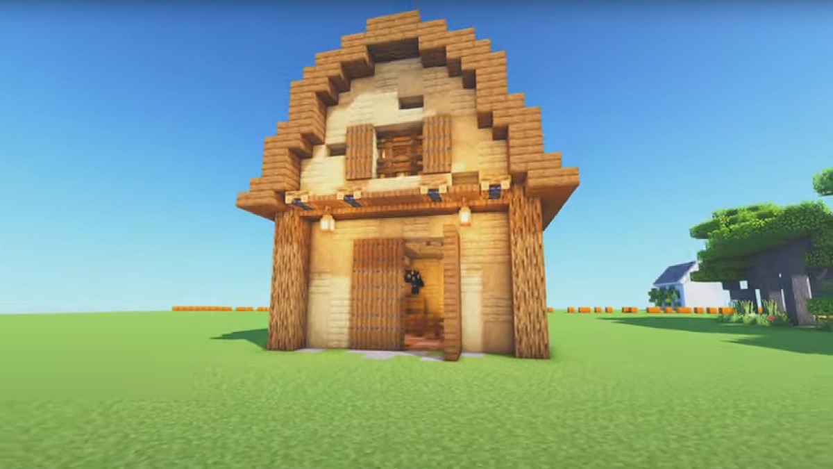 minecraft pe barn