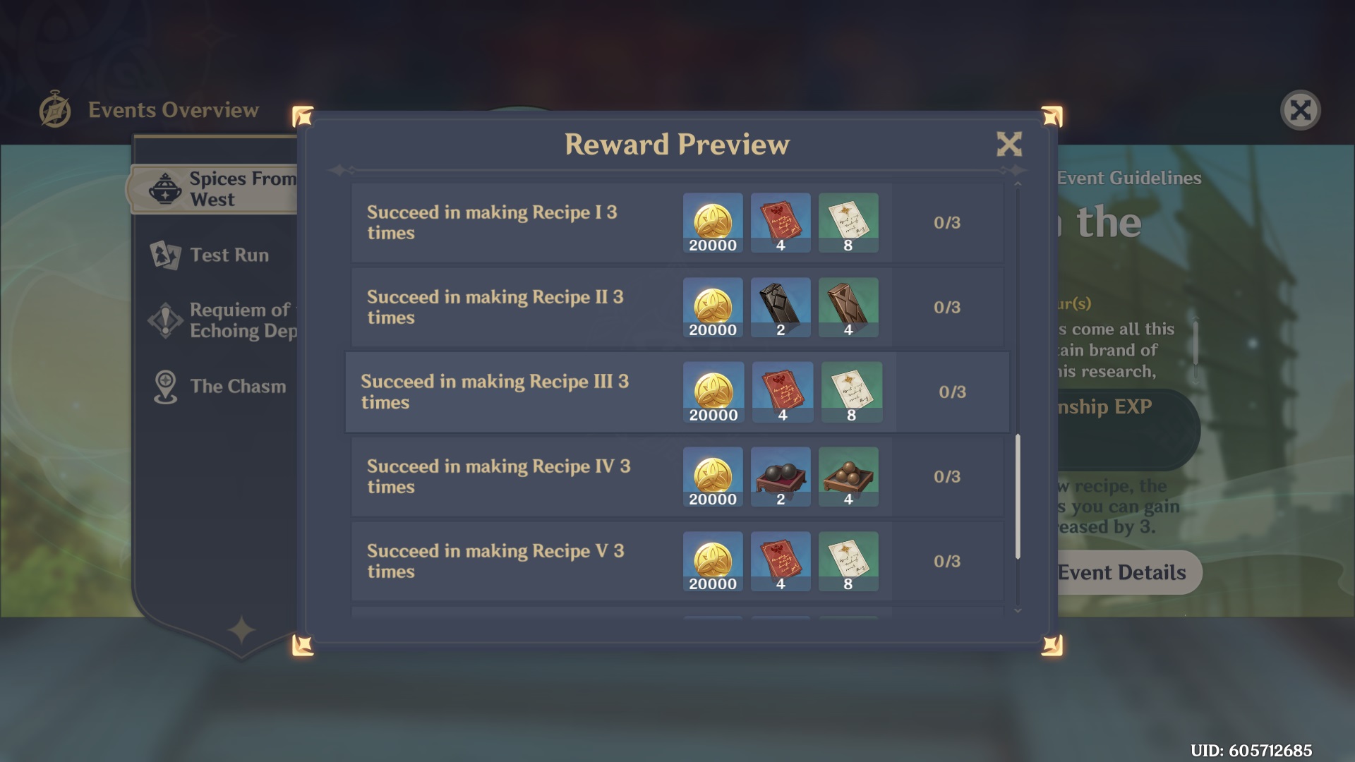 Genshin Impact Spices From the West Event Guide Gamepur