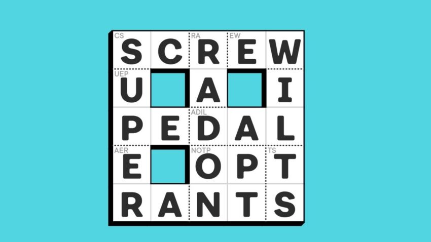knotwords daily mini puzzle solution for may 23knotwords daily mini puzzle solution for may 23