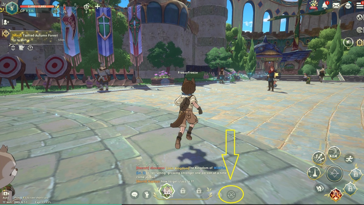 How to toggle Auto Battle and Auto Play in Ni no Kuni Cross Worlds