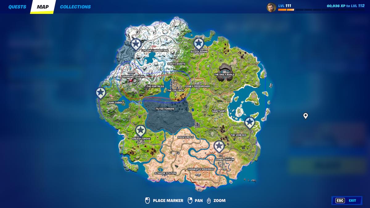 Where to open cash registers in Fortnite Chapter 3, Season 2 Gamepur