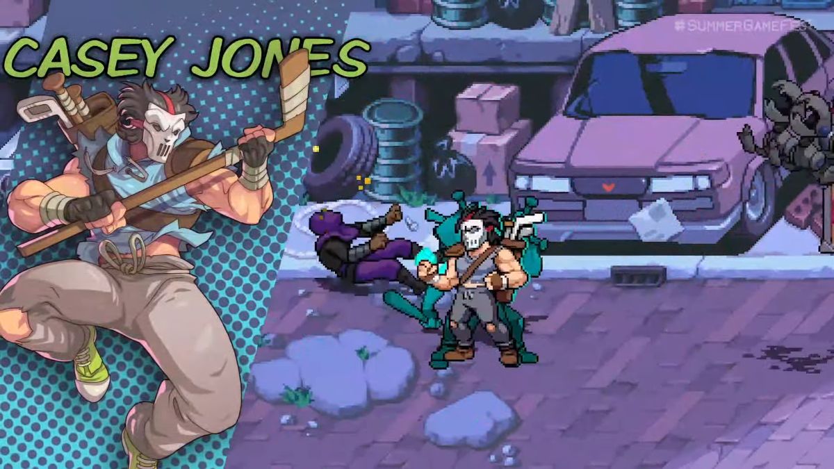 Casey Jones is smashing his way to TMNT Shredder's Revenge Gamepur