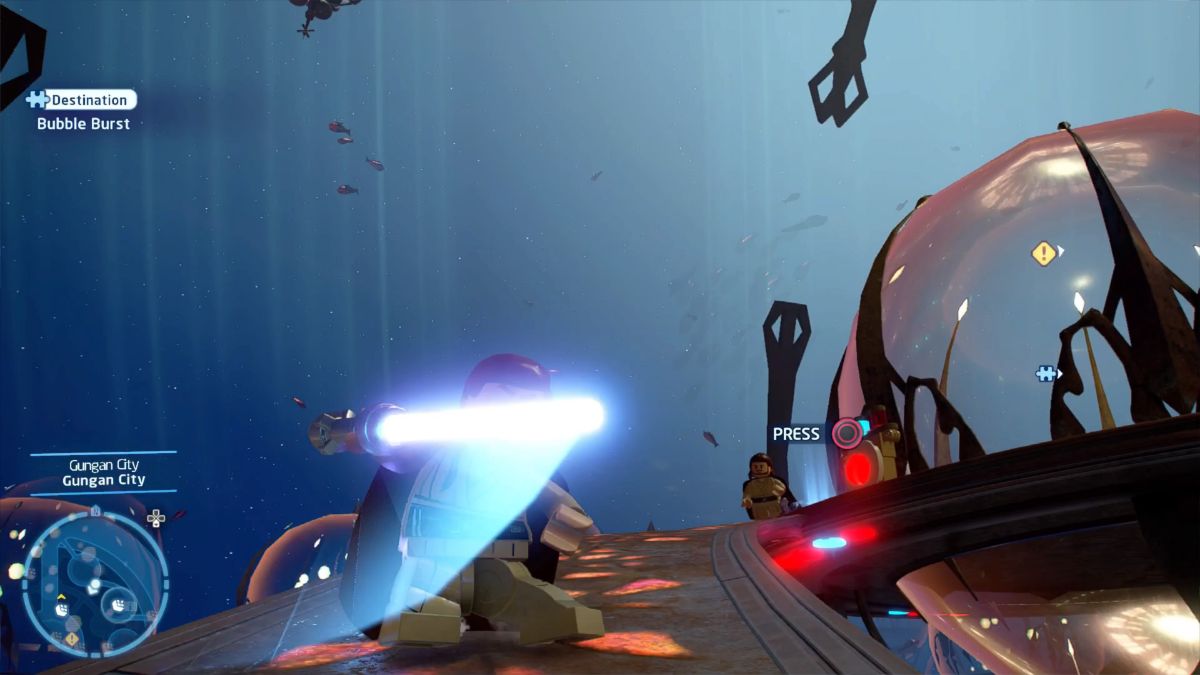 How to complete the Gungan City Kyber Brick button puzzle (Bubble Burst