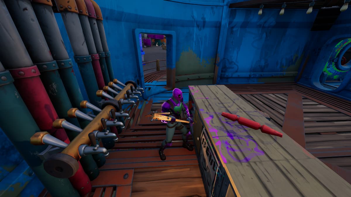 Where to interact with party poppers in Rave Cave in Fortnite Chapter 3