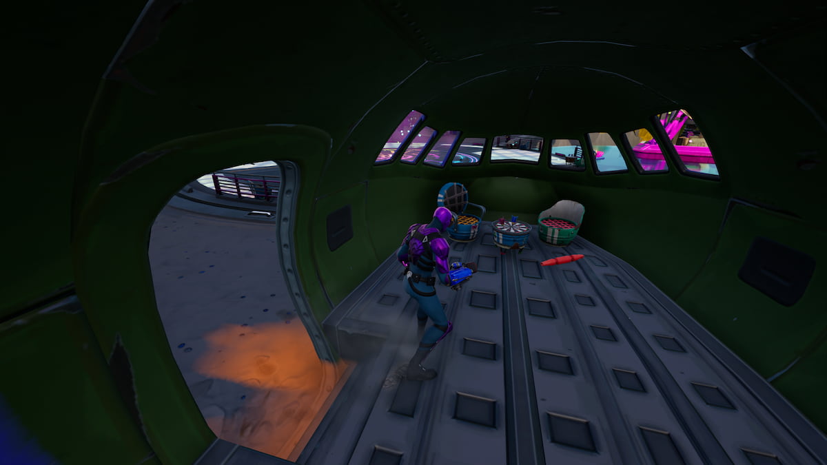 Where to interact with party poppers in Rave Cave in Fortnite Chapter 3