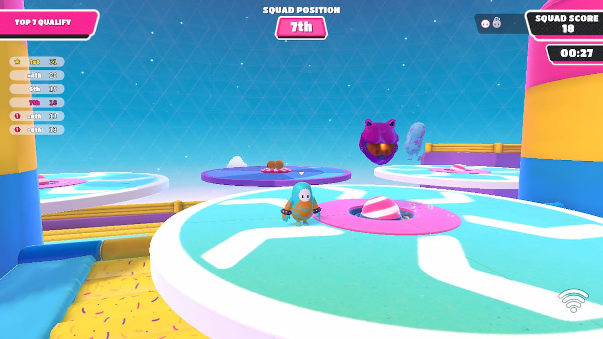 Where to find the Lost Helmet in Dizzy Heights in the Fall Guys Spartan