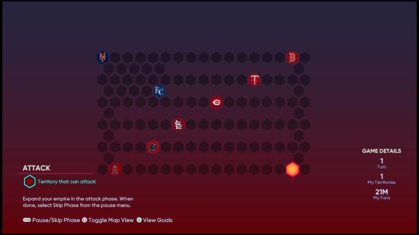 an image showing a grid based square map designed to mimic the look of the US FLAG