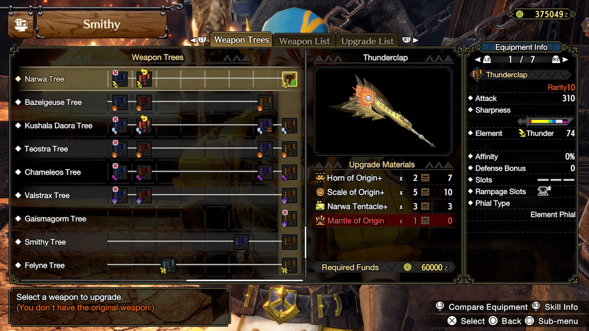 The best Thunder Switch Axe in Monter Hunter Rise Sunbreak Gamepur