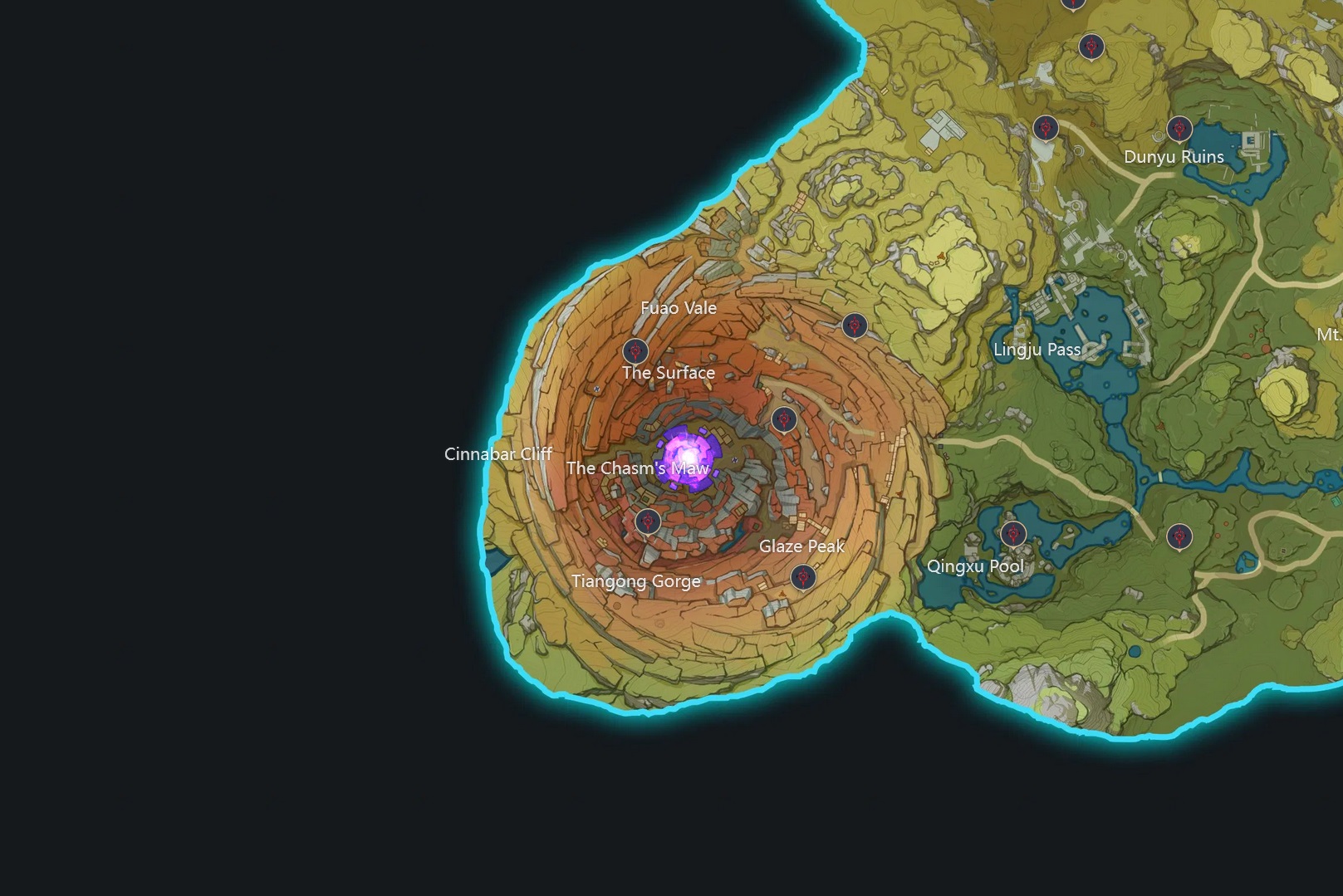 All Time Trial locations in Genshin Impact Gamepur