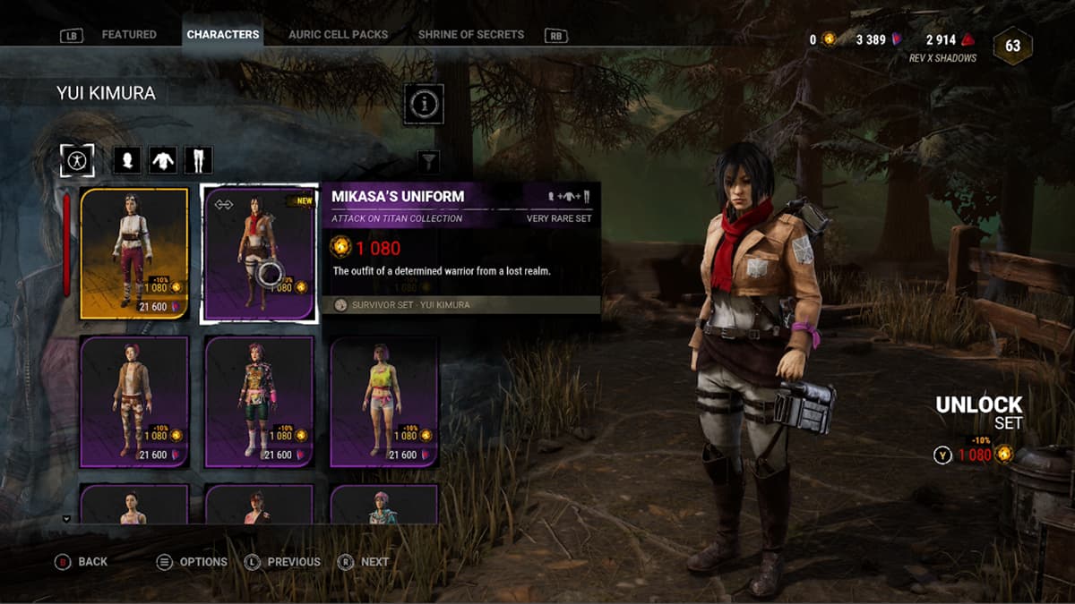 All Attack on Titan skins in Dead by Daylight, and how to get them Gamepur