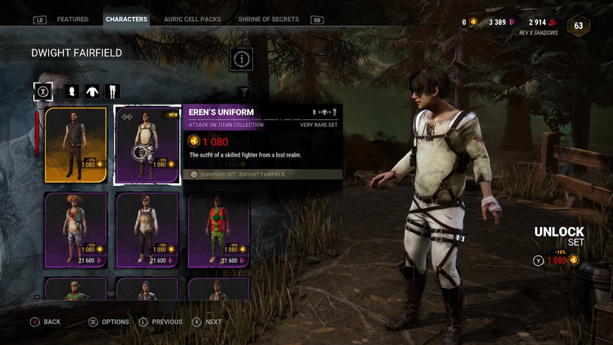All Attack on Titan skins in Dead by Daylight, and how to get them Gamepur