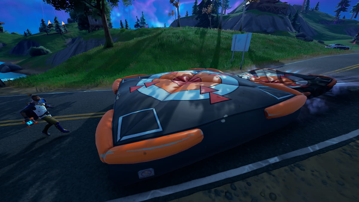 How to bounce on three separate Crash Pads without landing in Fortnite