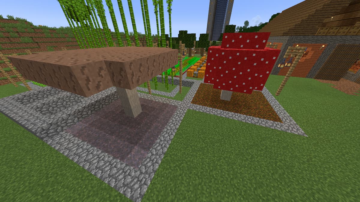 How to make a mushroom farm in Minecraft Gamepur