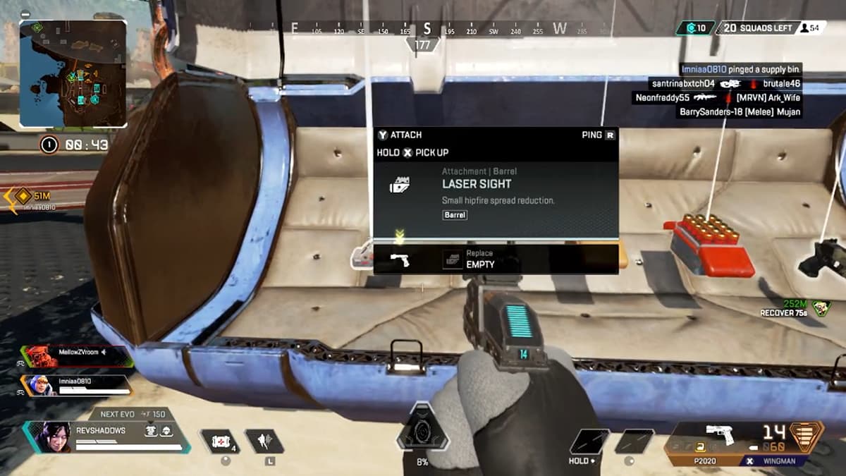 How to use the Laser Sight attachment in Apex Legends Gamepur