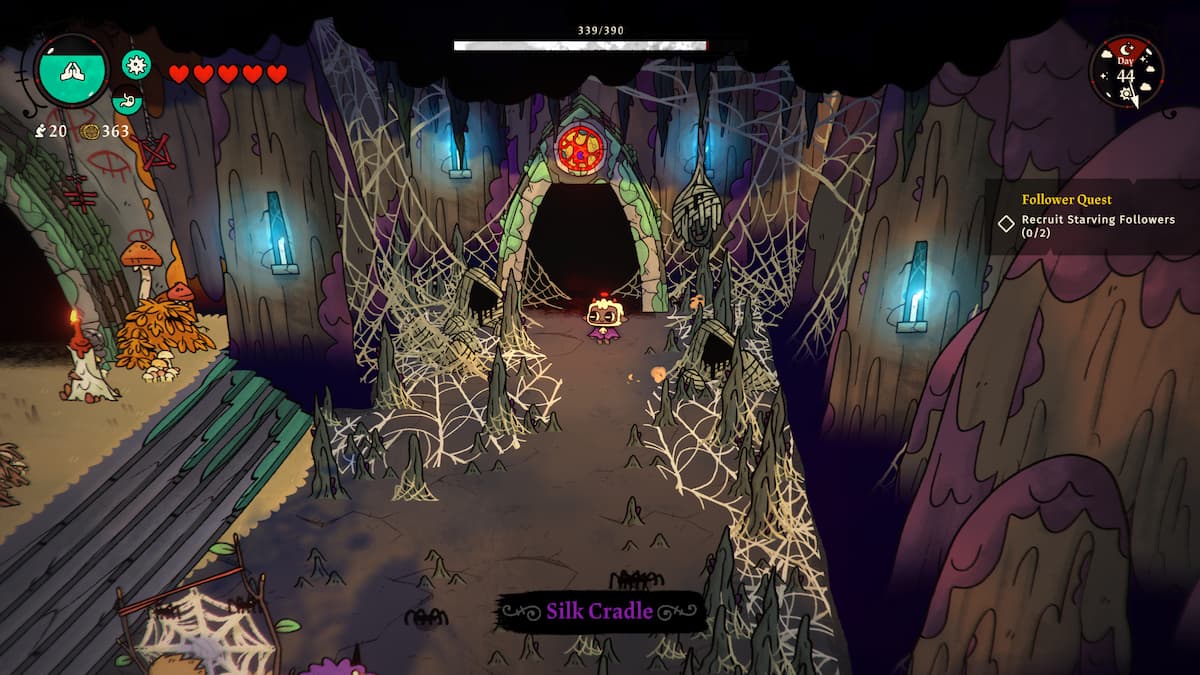 How to get Spider Silk in Cult of the Lamb Gamepur