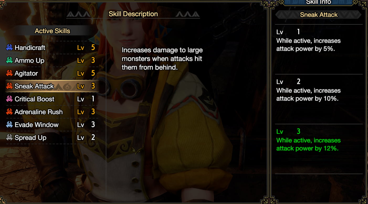 How the Sneak Attack skill works in Monster Hunter Rise Sunbreak Gamepur