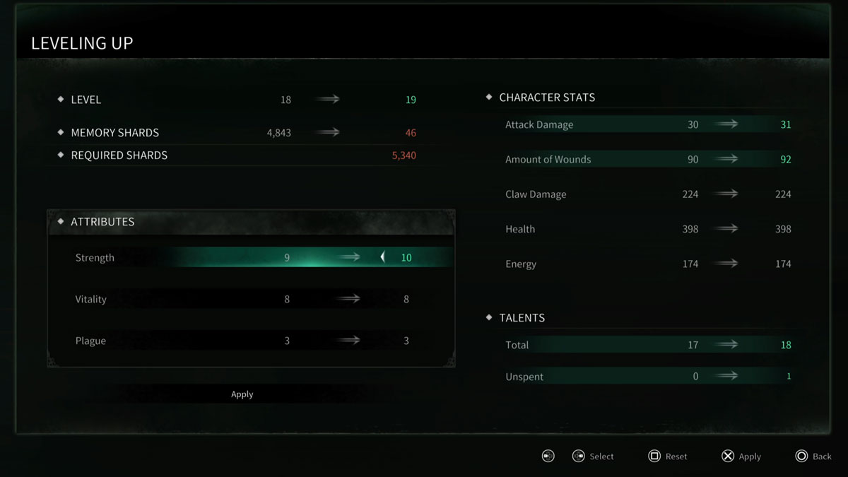 Thymesia level up guide How to increase stats and acquire talents in