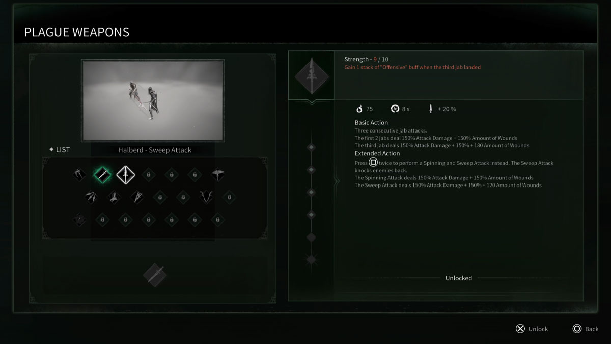 Thymesia Plague Weapons guide How to unlock and upgrade Plague