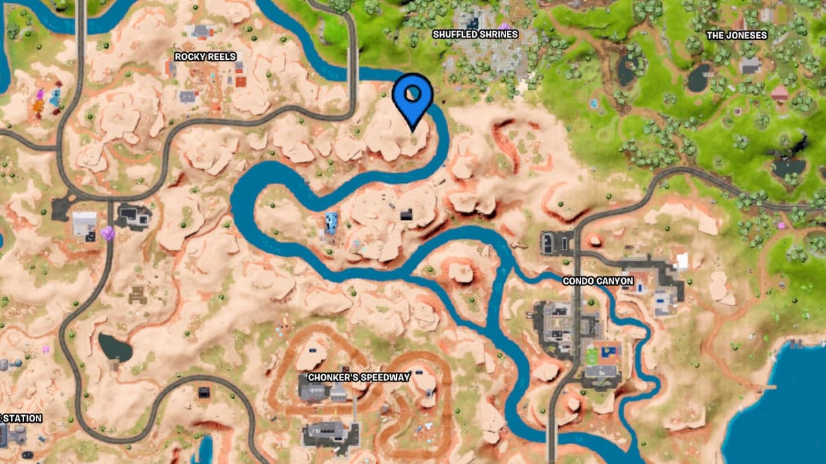 How to complete the desert time trial in the Fortnite x Dragon Ball