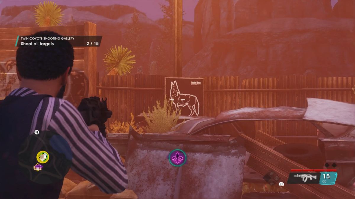 All Twin Coyote Shooting Gallery target locations in Saints Row Gamepur