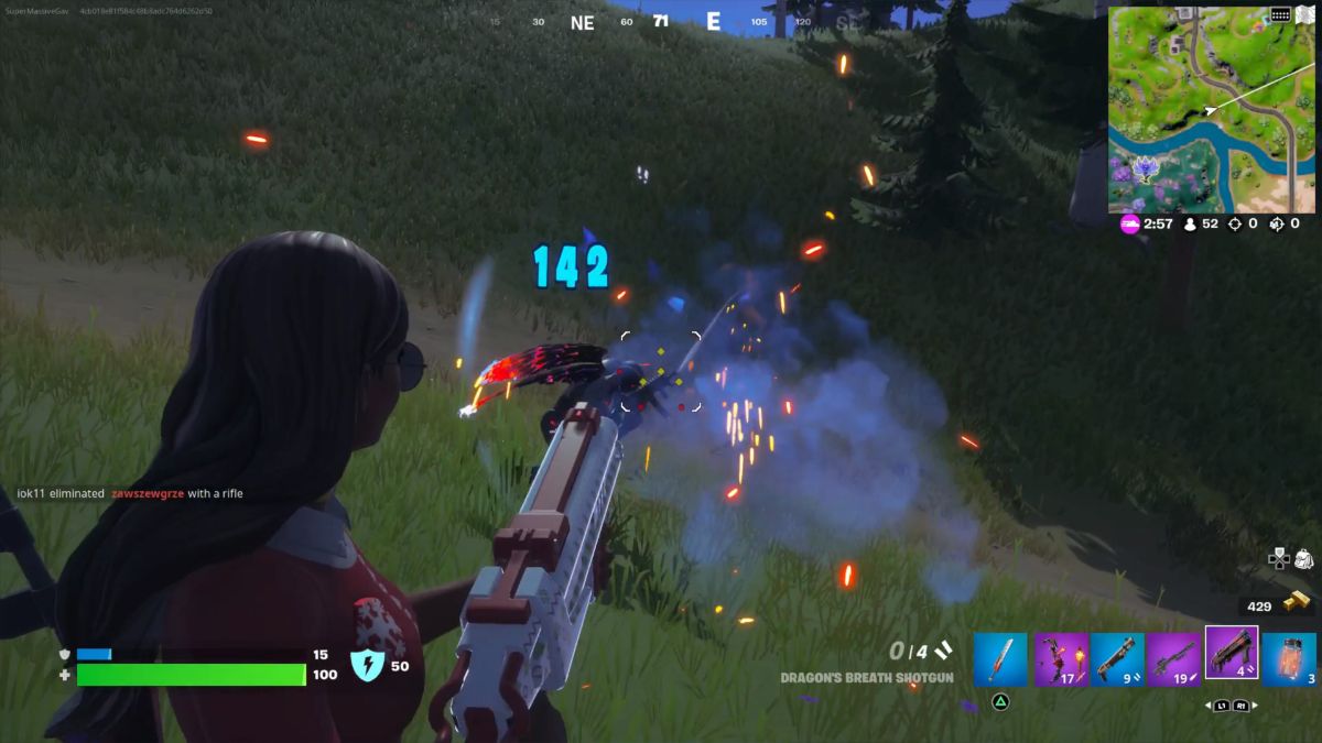 Where to find a Dragon's Breath Shotgun in Fortnite Chapter 3 Season 3