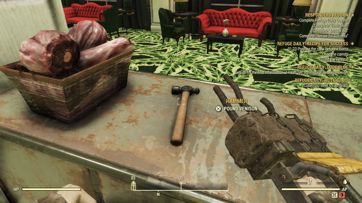 How to complete the Refuge Daily Recipe For Success mission in Fallout