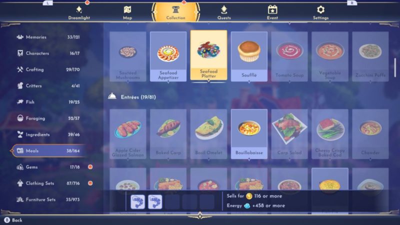 How to make Seafood Platter in Disney Dreamlight Valley - Gamepur