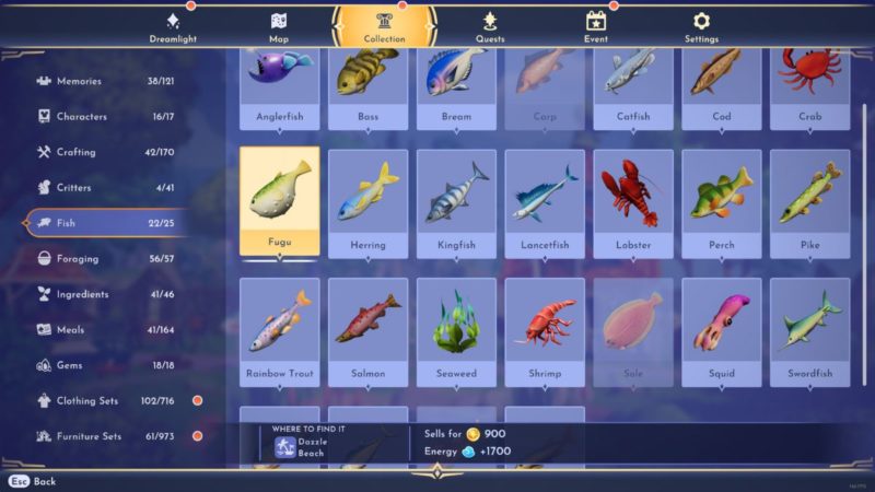 How to catch a Fugu in Disney Dreamlight Valley - Gamepur