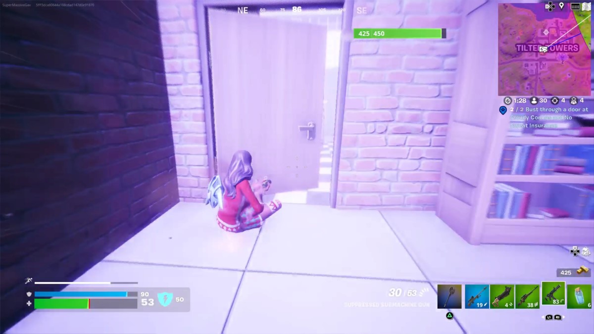 How to bust through a door in Fortnite Gamepur