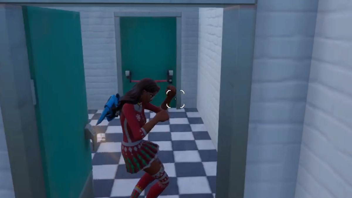How to bust through a door in Fortnite Gamepur