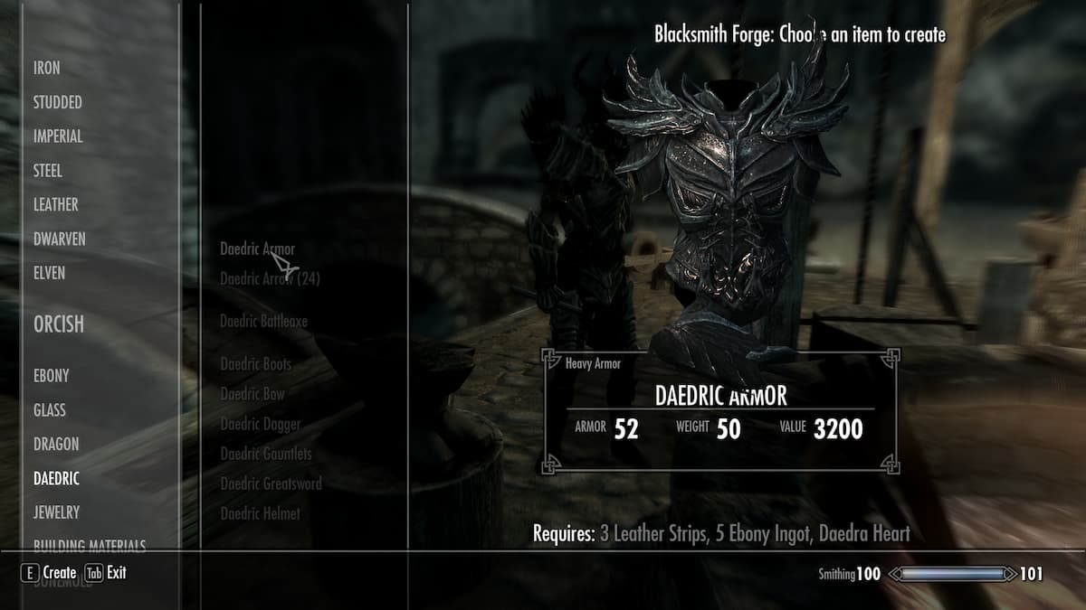 How to get Daedric armor in Skyrim Gamepur