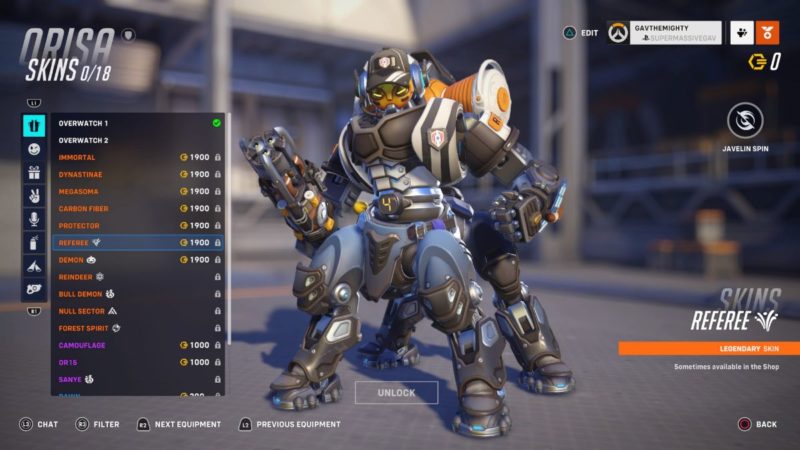 Every legendary Orisa skin in Overwatch 2 - Gamepur