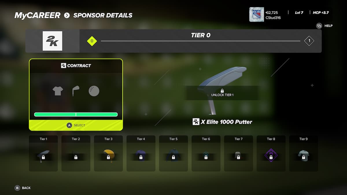How Endorsements work in PGA Tour 2K23 Gamepur