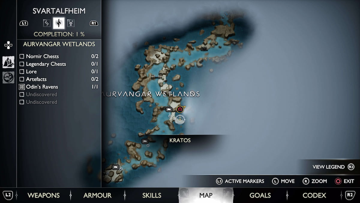 How to unlock all Nornir Chest locations in Aurvangar Wetlands in God