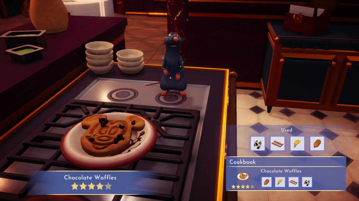 How to make Chocolate Waffles in Disney Dreamlight Valley Gamepur