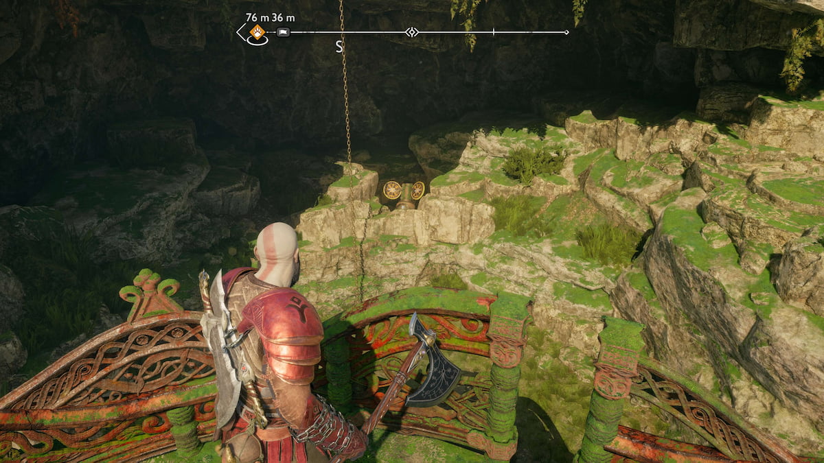 How to unlock the Nornir Chest at Cliffside Ruins in God of War